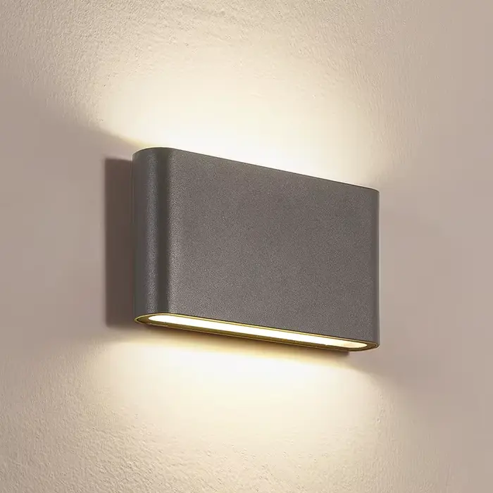 Applique murale nordique en aluminium, Style moderne, éclairage d'intérieur étanche IP65, éclairage