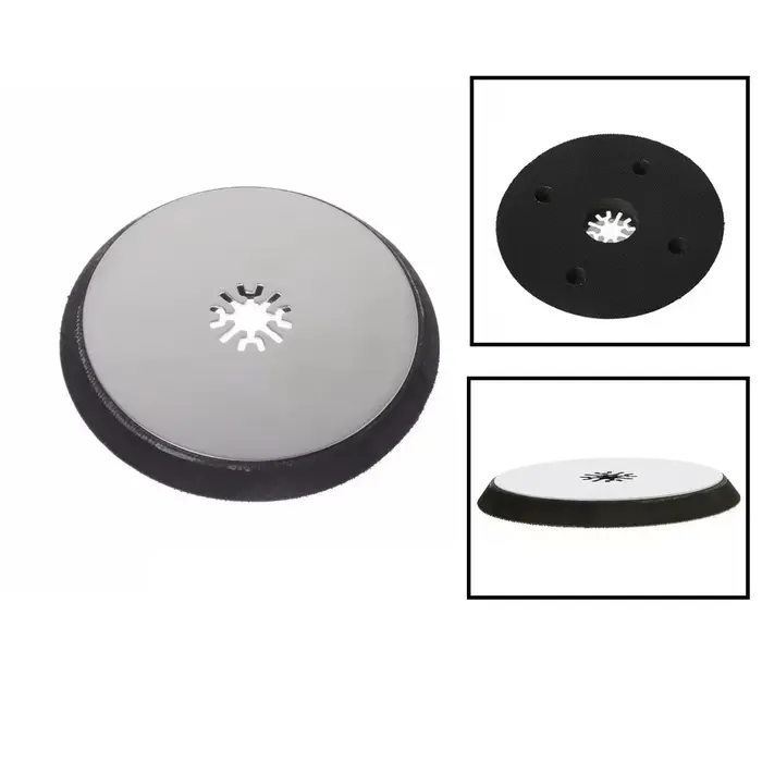 Tampon de Ponçage en Acier Inoxydable, Outil Multifonction Osccorporelle, 115mm Rond, pour Fein Multimaster Chicago