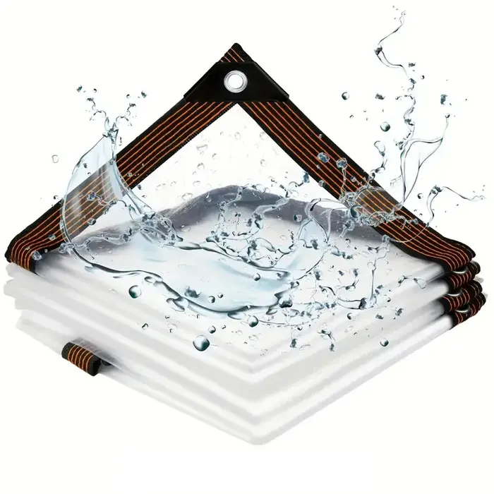 Juste transparente en polyéthylène pour jardin extérieur