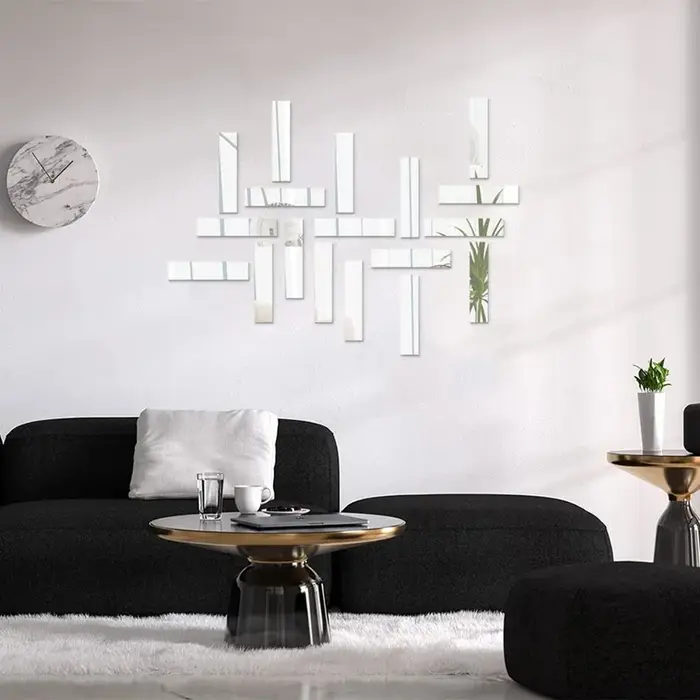 Bande décorative en acrylique pour miroir
