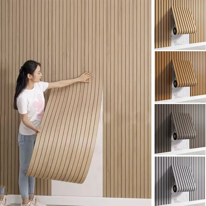 Panneaux muraux à grille texturée 3D, papier peint élégant et imperméable, auto-adhésif facile à faire soi-même pour plafond, salon