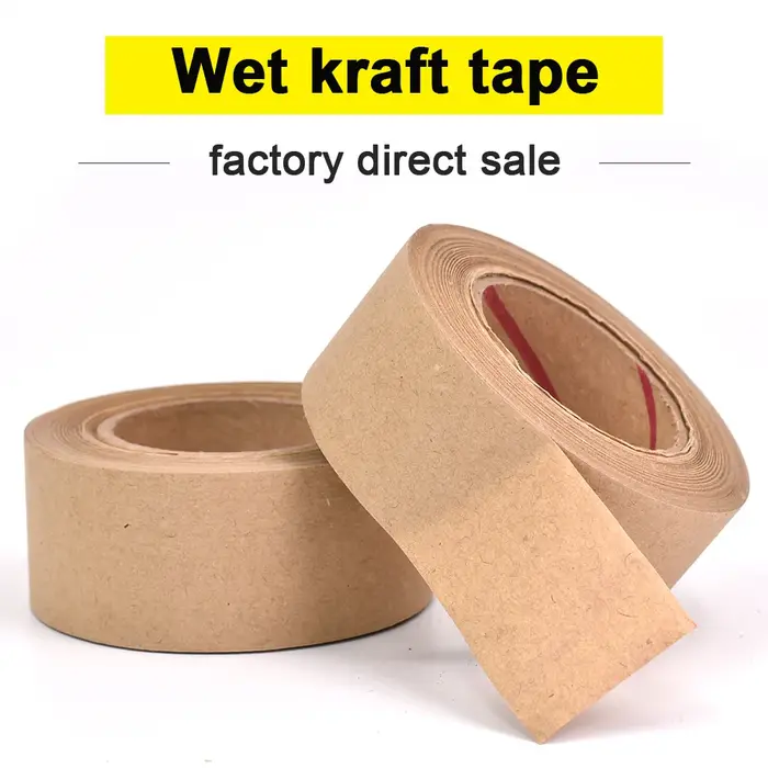 Ruban de papier kraft activé par l'eau