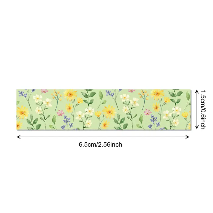Ruban adhésif Washi à motif floral de printemps