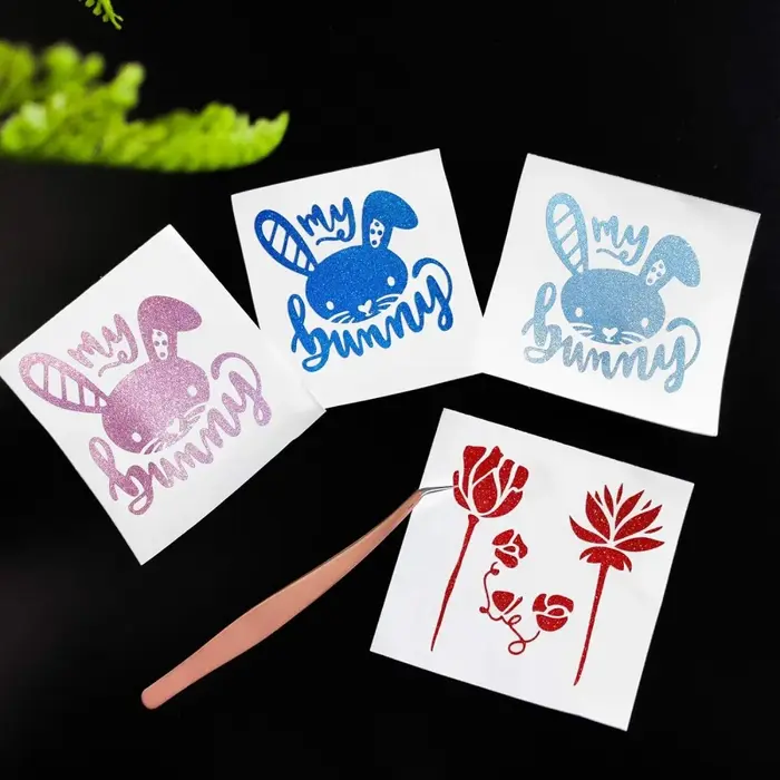 1 rouleau de vinyle adhésif à paillettes intelligentes pour Cricut Joy