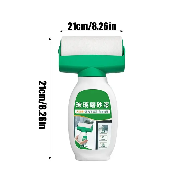 Peinture pour verre dépoli à appliquer au rouleau pour fenêtres