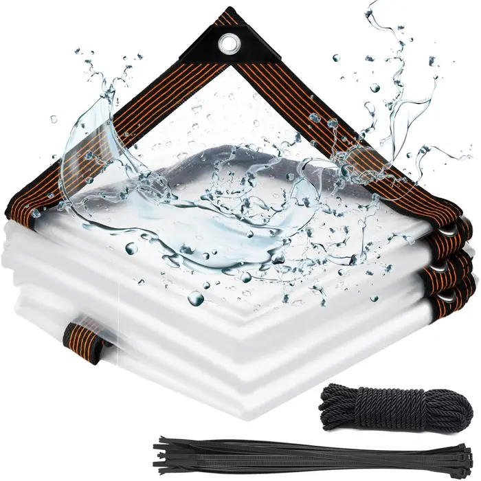 Bâches transparentes imperméables pour extérieur