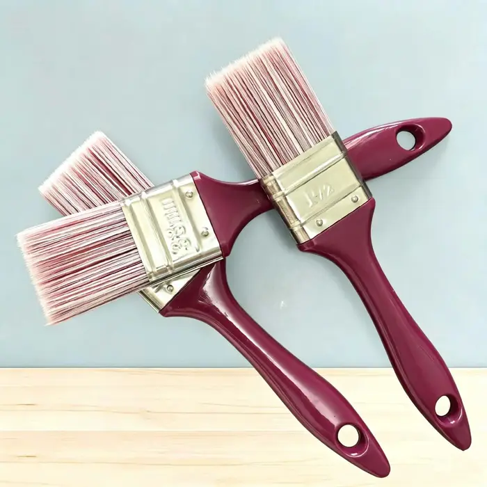 Lot de 3 pinceaux à bords coudés de 1