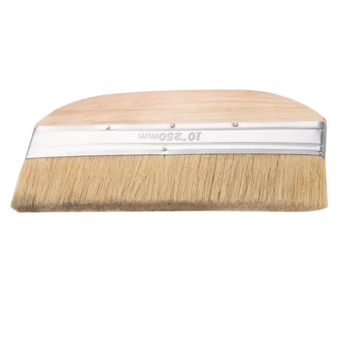 Brosse à poils avec manche en bois, montage de peinture, nettoyage de la maison, peinture en vrac, d
