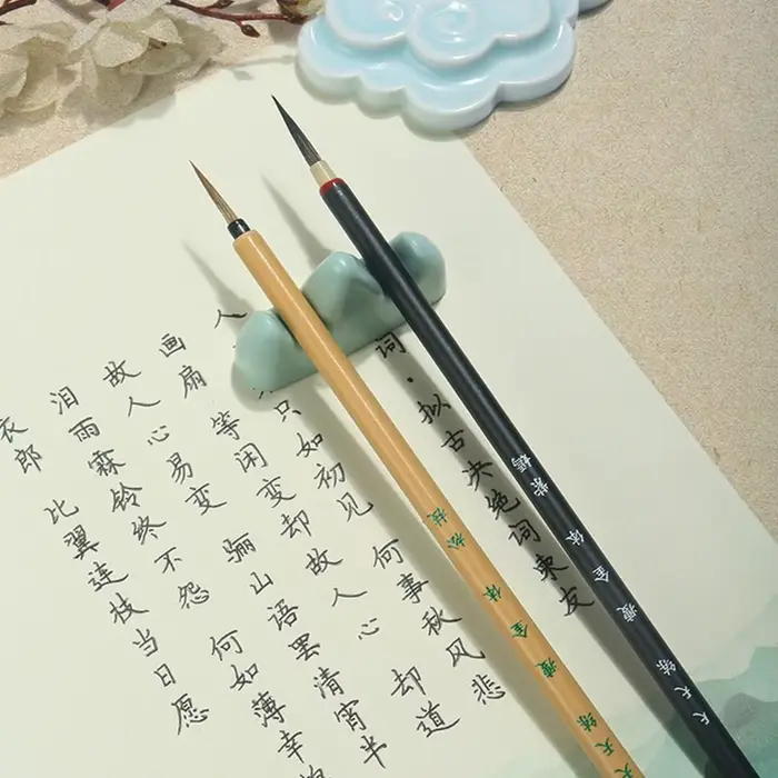 Peinture pratique dessin étudiant cruciforme crochet ligne Fine pinceau calligraphie brosse chinois pinceaux Script