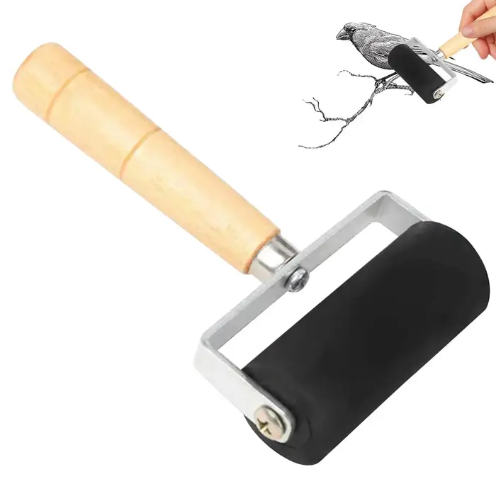 Rouleau en caoutchouc pour l'artisanat