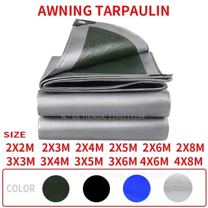 Bâche PE imperméable de 0.32m
