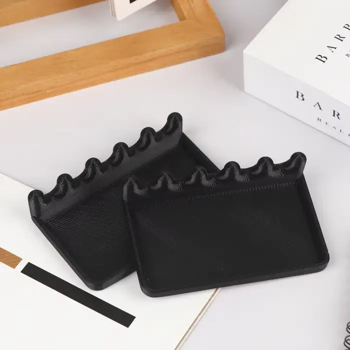 Support de pinceaux portable avec plateau anti-goutte