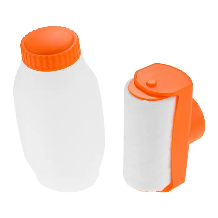Brosse à rouleau de peinture rechargeable avec bouteilles vides de 500 ml pour la restauration mural