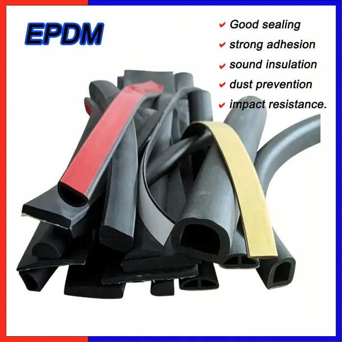 Bande d'étanchéité autocollante EPDM de 1/3/5 mètre