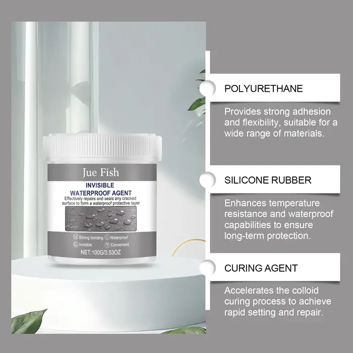 Colle isolante pour revêtement de mastic Transparent