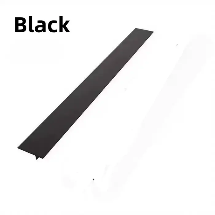 Bande d'encastrement d'écart en Silicone de 63cm, Anti-salissure d'huile, bande d'étanchéité en T ré