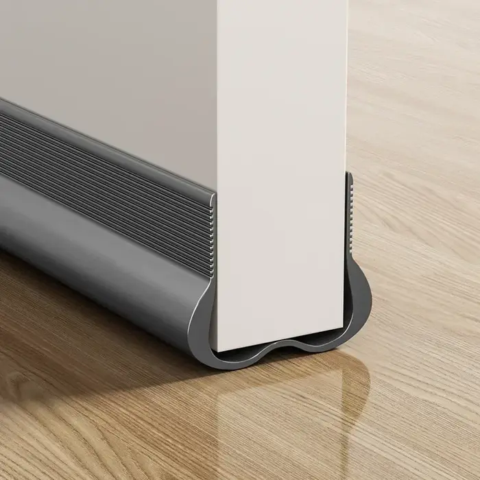 Bande d'étanchéité Flexible en PVC pour bas de porte, bouchon de tirage sous la porte, bande d'étanc