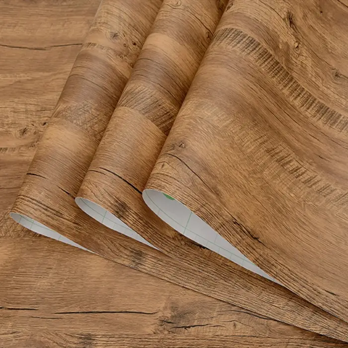 Rouleau de papier peint auto-adhésif imperméable en PVC