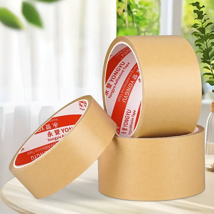 Ruban en papier Kraft brun robuste 10/20/50m