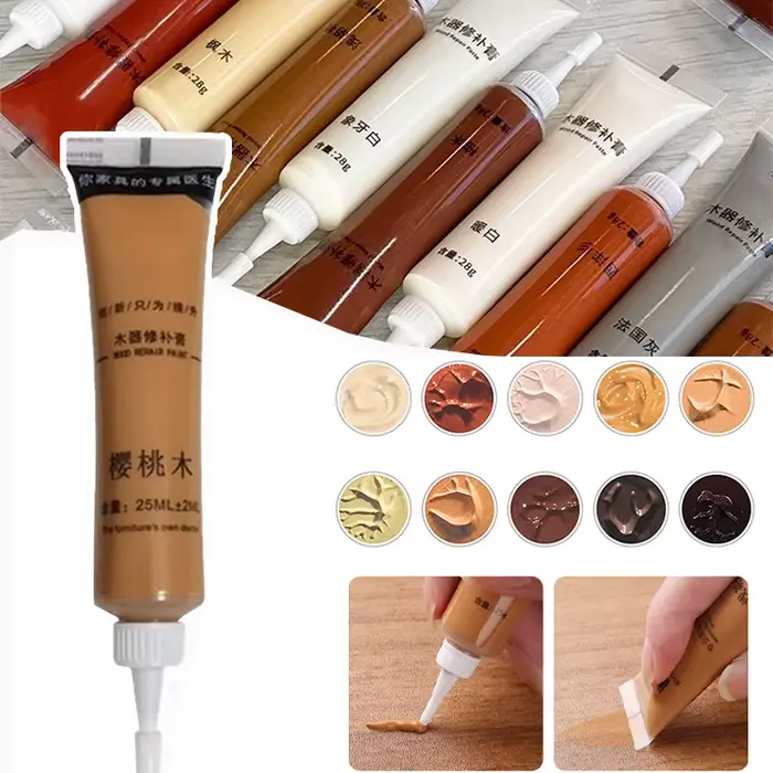 Peinture de finition de meubles en bois