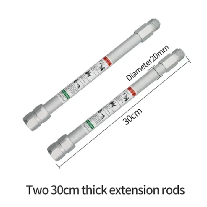 Tpaitlss Perche d'extension pour pulvérisation sans air, outils de peinture en poudre, aérographe ha