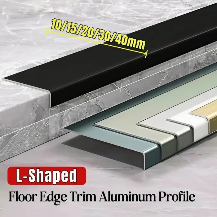 90 ° Profilé d'angle droit en aluminium en forme de L