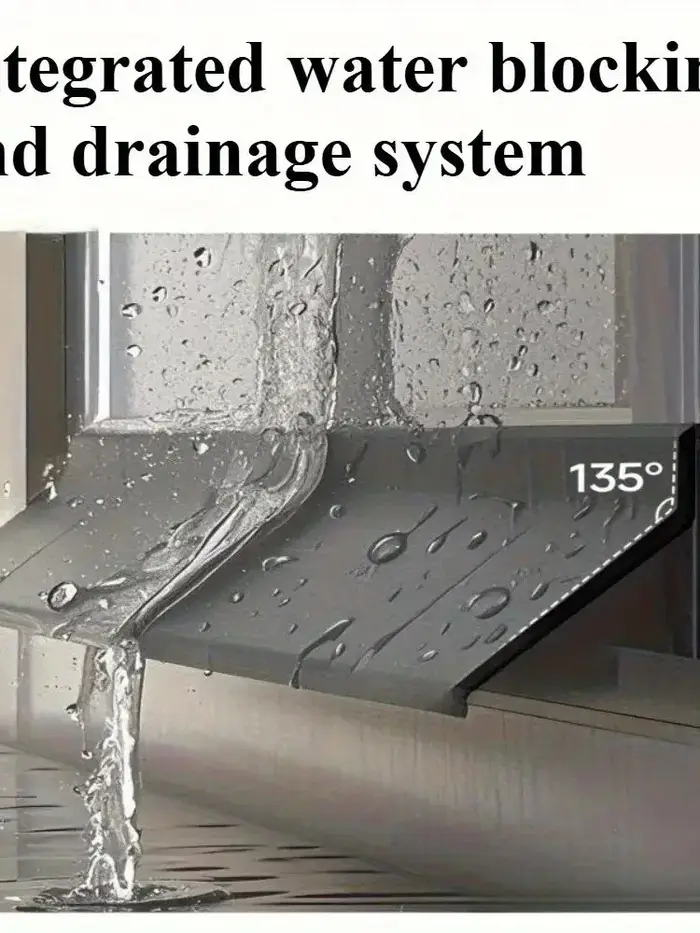 Barrière d'étanchéité flexible pour rebord de fenêtre, protection anti-gouttelettes pour porte, band