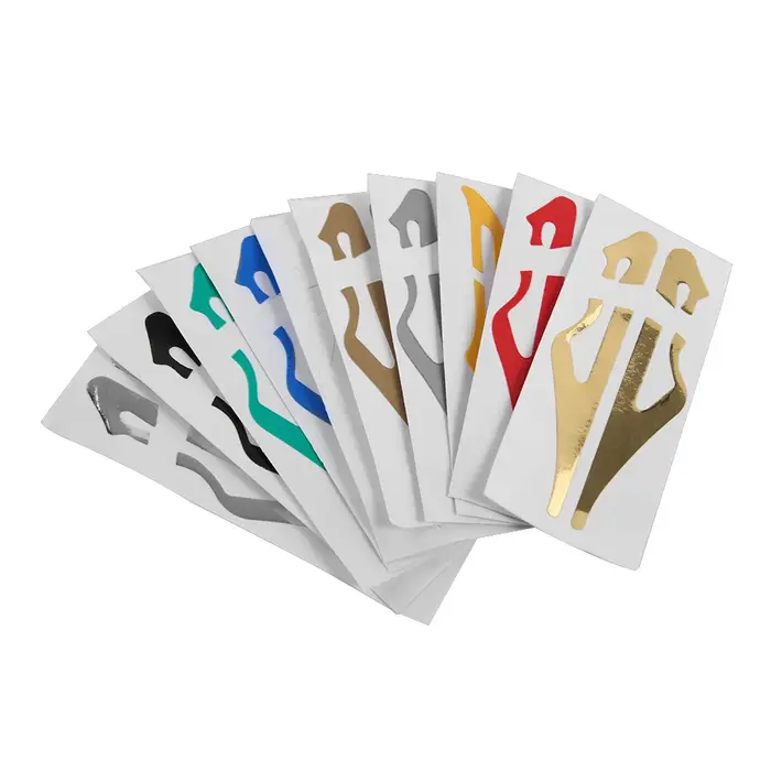 1 rouleau multicolore rayure broche