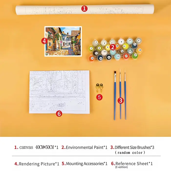 Kit de peinture par numéros pour adultes