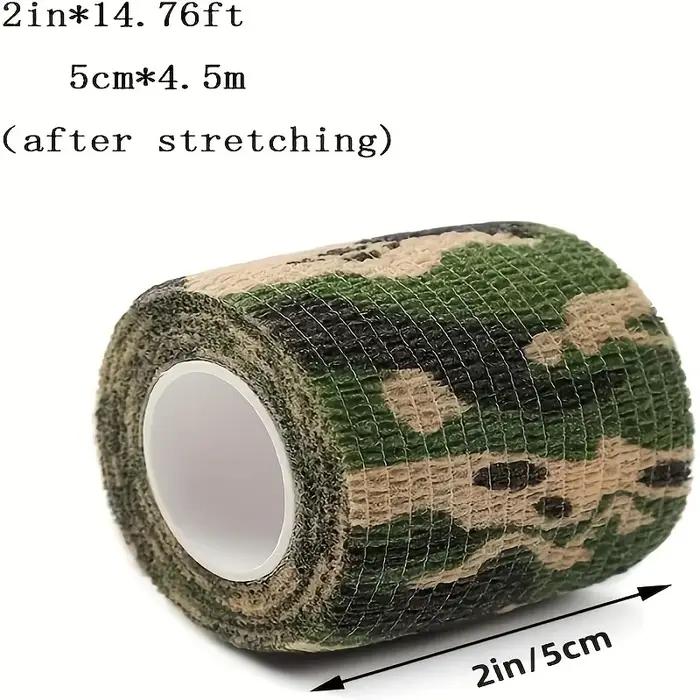 6/12 rouleaux de ruban adhésif camouflage