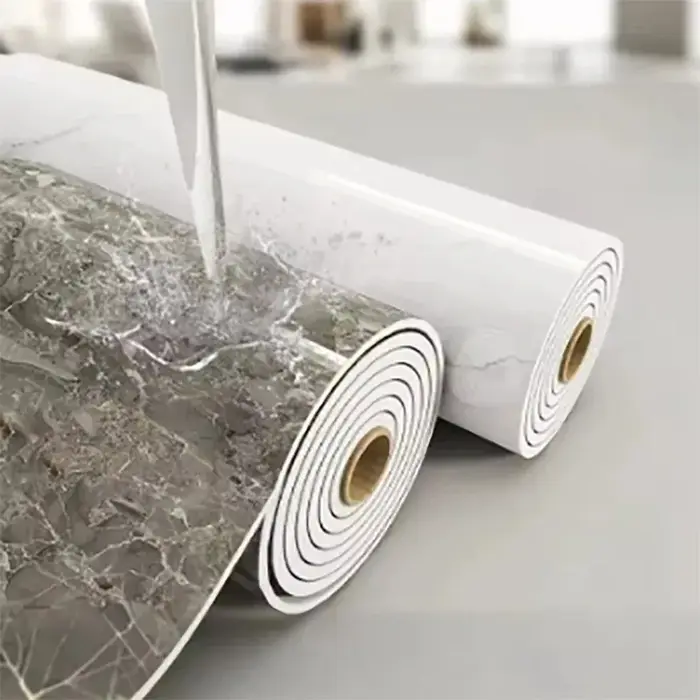 Autocollant mural imperméable et antisalissure