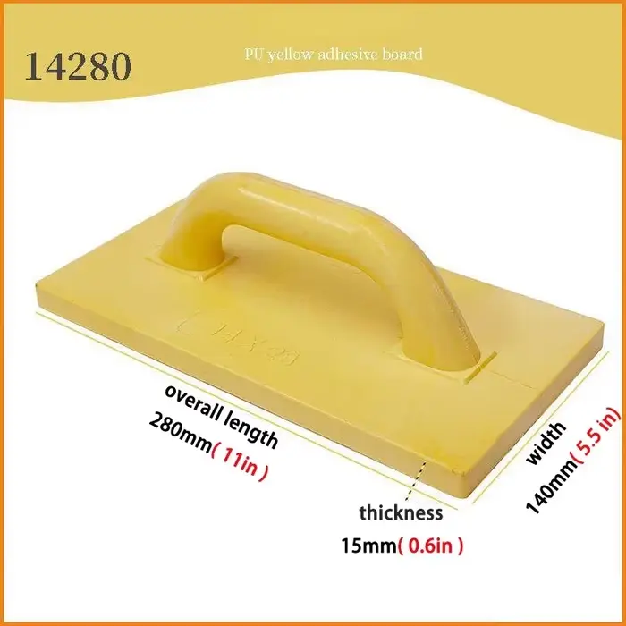 Planche de plâtrage en polyuréthane (PU) pour truelle plate