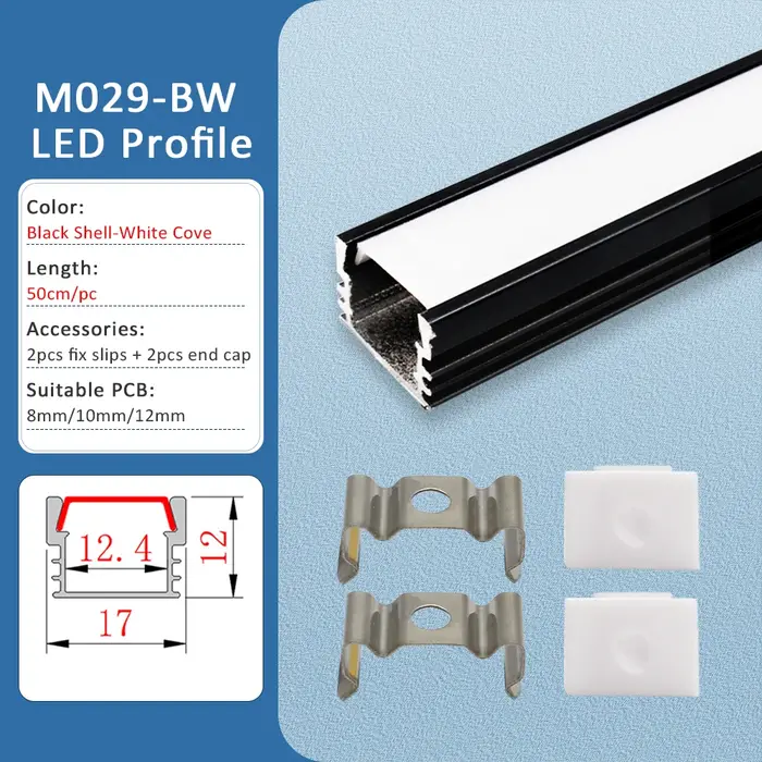 Profilé en aluminium pour bande LED
