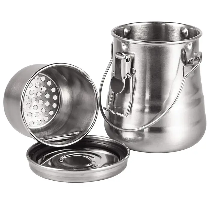Laveur de pinceaux en acier inoxydable de taille moyenne