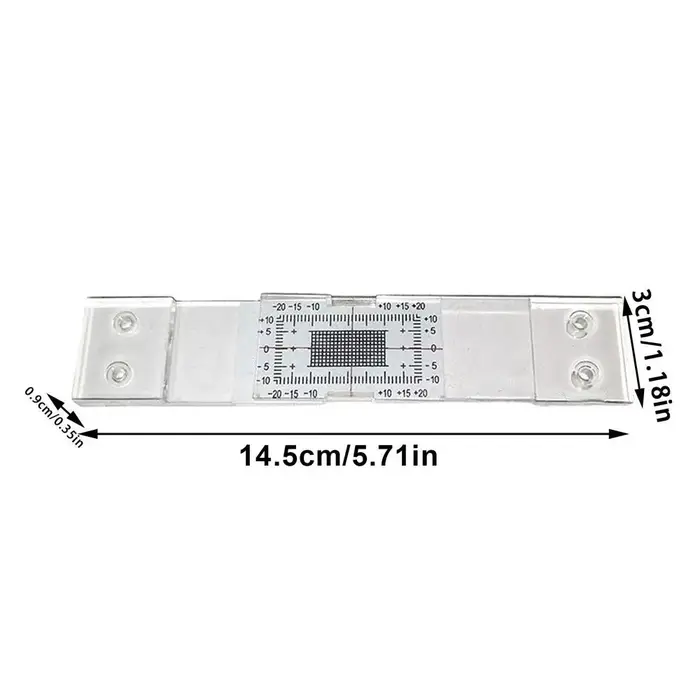 Jauge analogique de surveillance des fissures en acrylique transparent de précision pour la réaménag