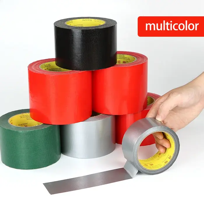 Rouleau de ruban adhésif en tissu Super collant argenté