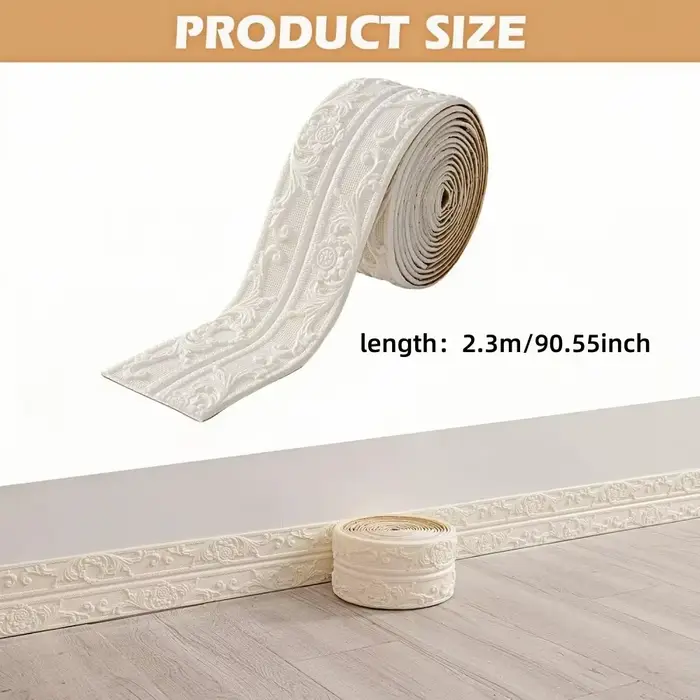 1 rouleau de bande décorative pour plafond