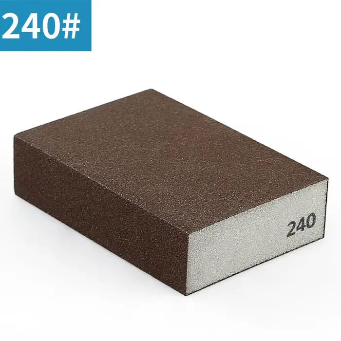 Blocs d'éponge de ponçage 60 80 100 120180 240 grain mur meulage bloc de sable papier de verre briqu