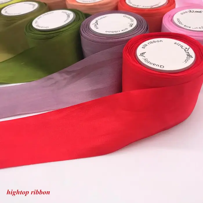 Rubans en satin de soie de 32 mm