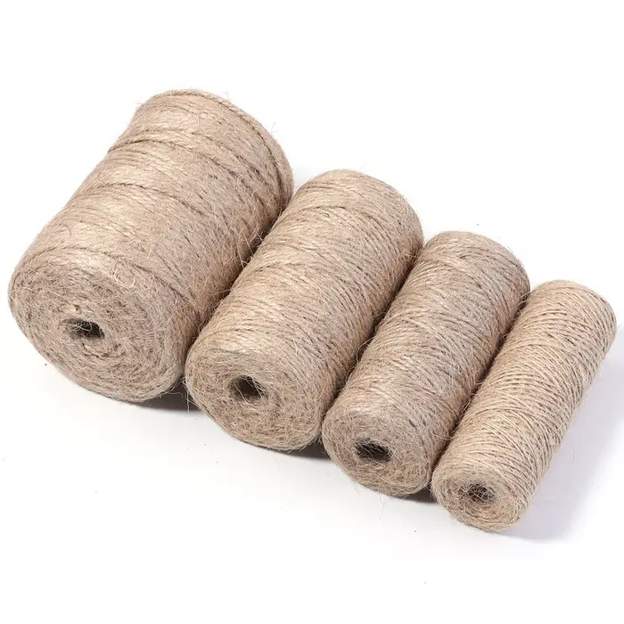 100 mètres corde de Jute naturelle chaîne ruban artisanat bricolage Vintage cordon