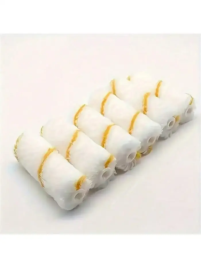 Ensemble de 11 rouleaux à peinture de petite taille avec 10 mini-rouleaux de 4 pouces et cadre à long manche