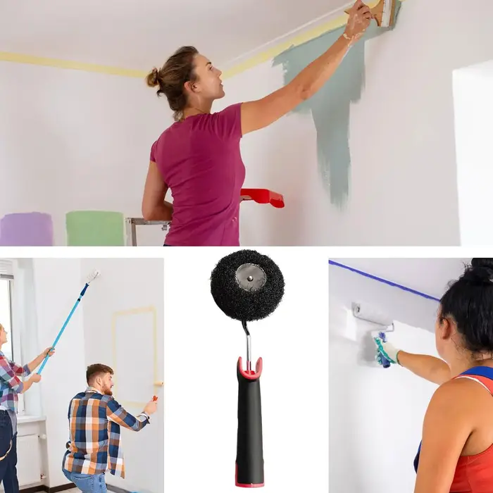 Rouleau applicateur de peinture en forme de citrouille pour coins