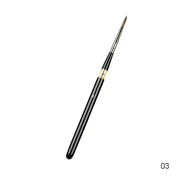 Pinceau de peinture en poils de loup pour le dessin, pinceaux de peinture d'art de haute qualité, poignées amovibles, pinceau d'interconnexion artistique le plus récent, fournitures d'art, 1PC
