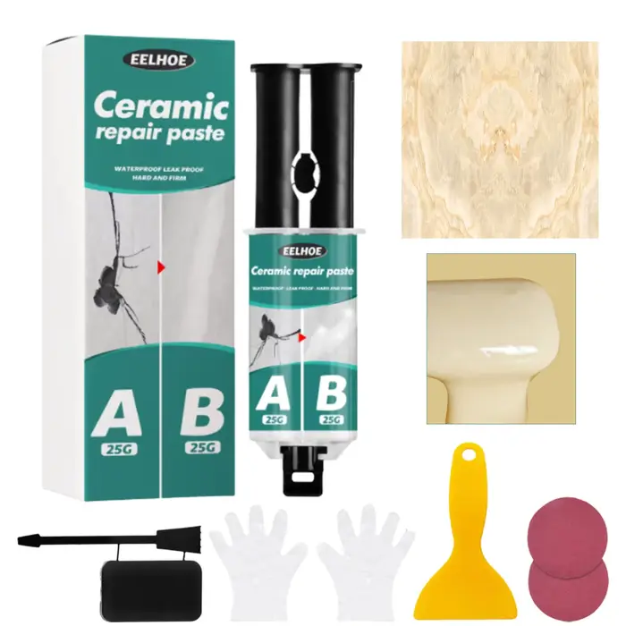 Kit de pâte de réparation de carrelage, colle magique de réparation acrylique, remplissage de carrel