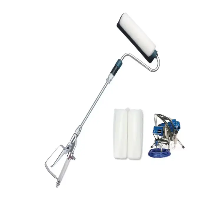 Pour Latex télescopique sans air rouleau de peinture brosse Machine Latex peinture mur brossage arte