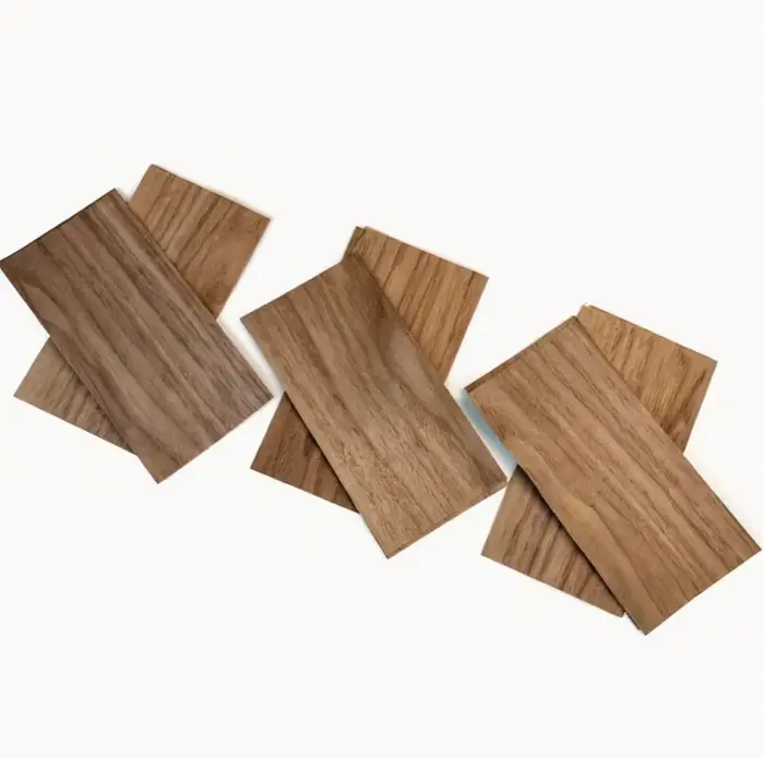 24 feuilles de placage en bois de noyer naturel d'Amérique du Nord de 0
