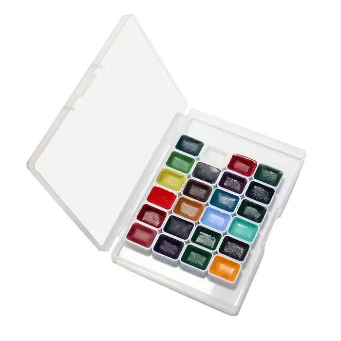 Couleurs granulantes d'aquarelle pour artistes, 24/36/48/60/98/130 couleurs, 1ml, fournitures de pig