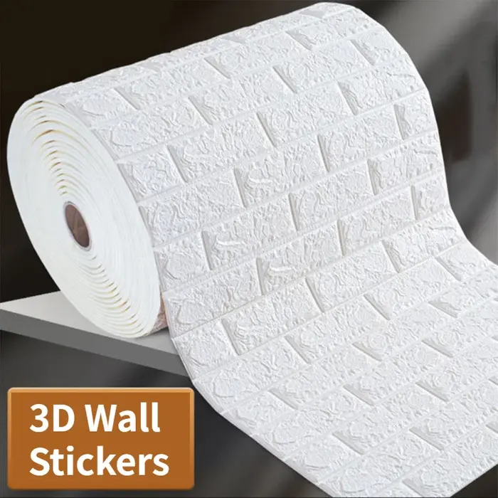 Papier Peint Auto-Adhésif 3D en Mousse Imperméable