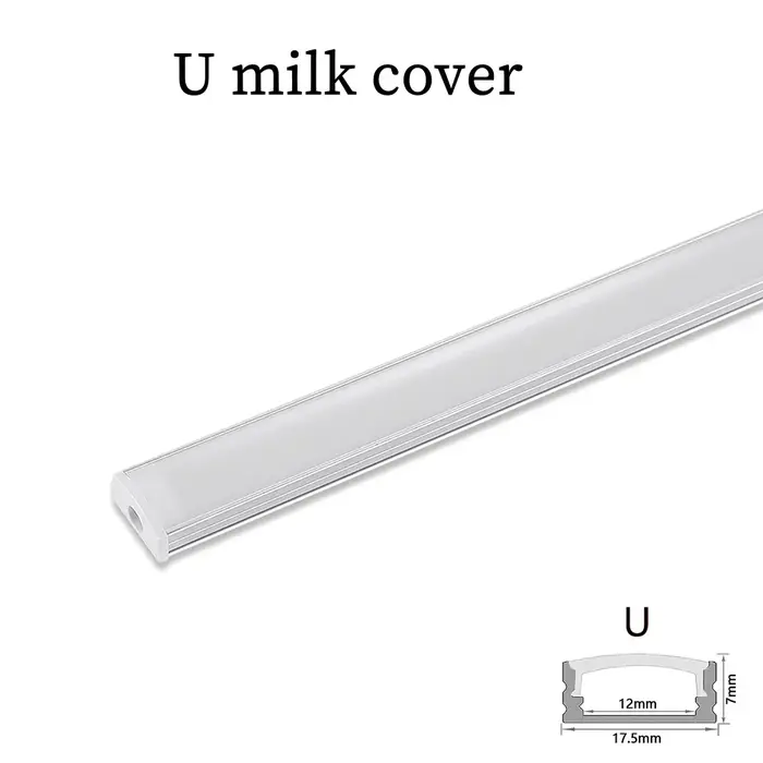 Profilé en aluminium pour bande LED encastrée