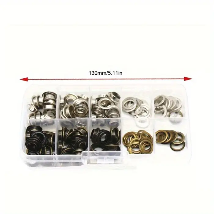 Kit de 100 œillets métalliques